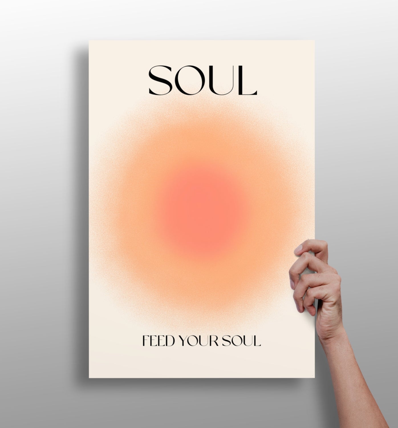 Soul aluminum metal wall art print