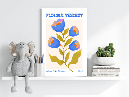 Modern Flower Metal Wall Art