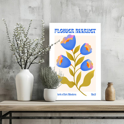 Modern Flower Metal Wall Art