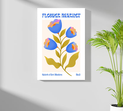 Modern Flower Metal Wall Art