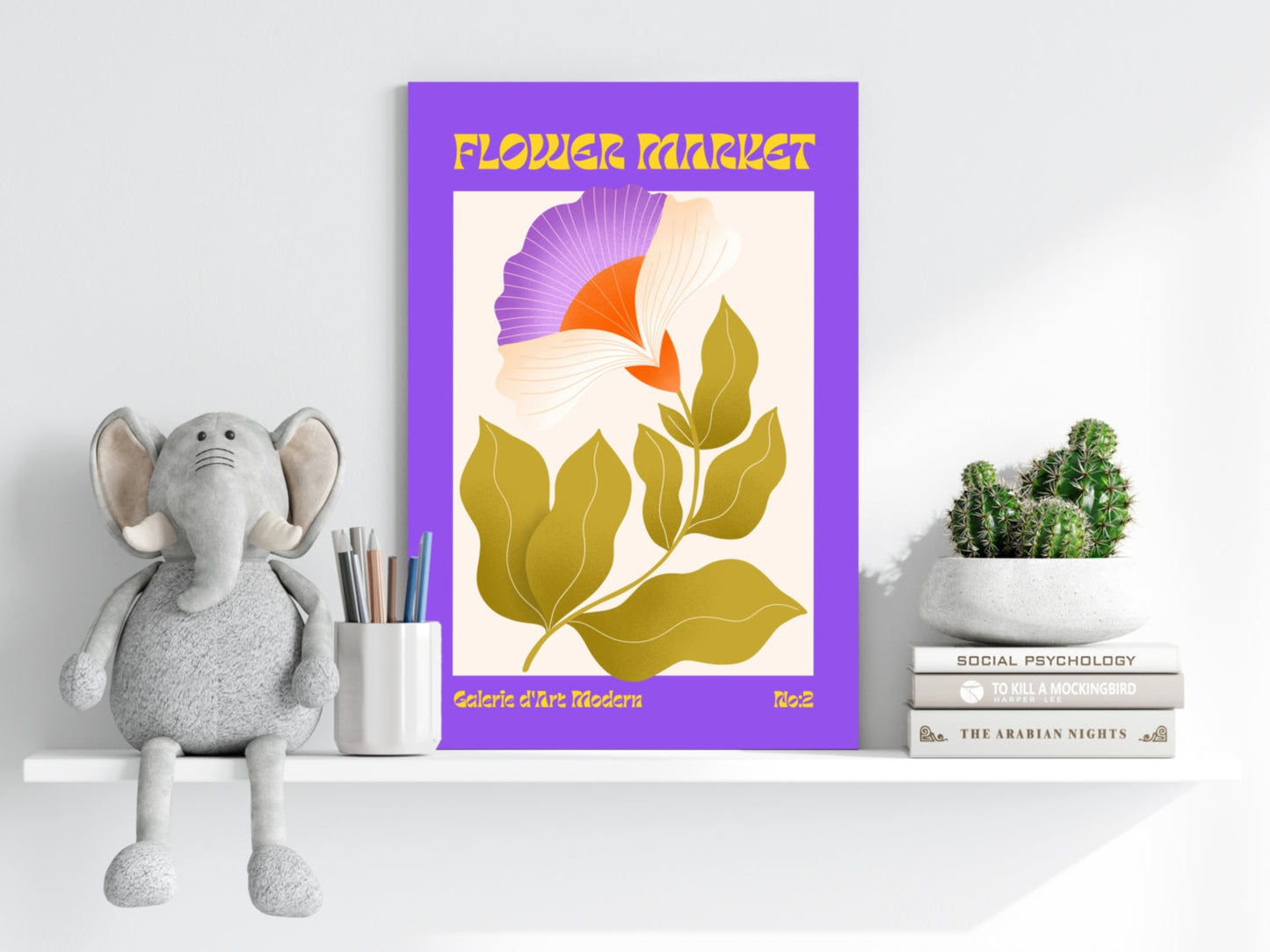 Floral Gallery V2 Metal Wall Art