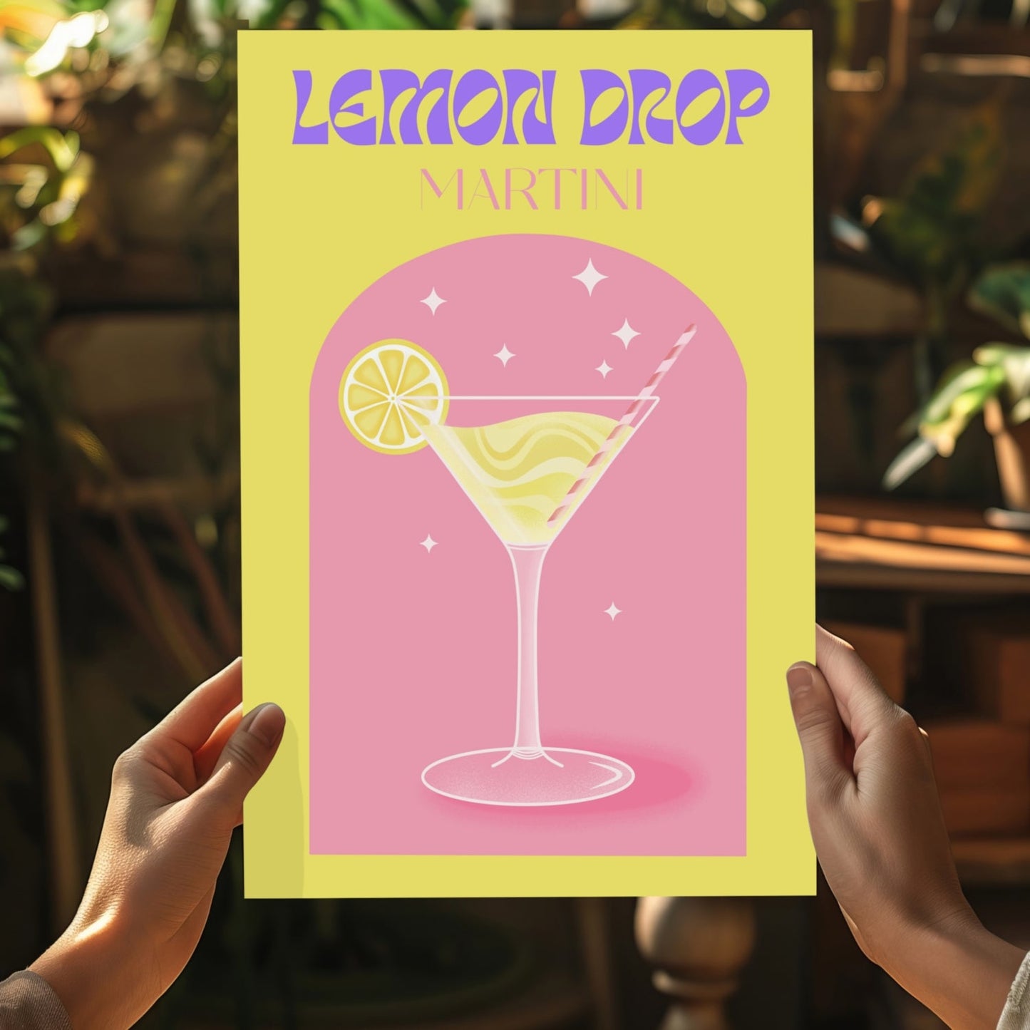 Lemon Drop Metal Wall Art