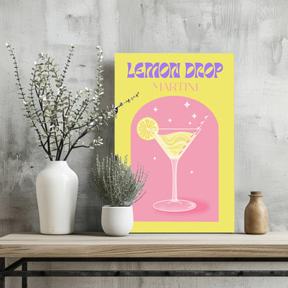 Lemon Drop Metal Wall Art