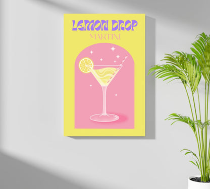 Lemon Drop Metal Wall Art