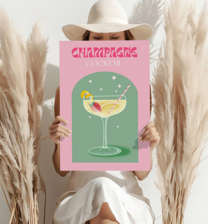 Champagne Metal Wall Art
