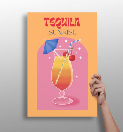Tequila metal wall art
