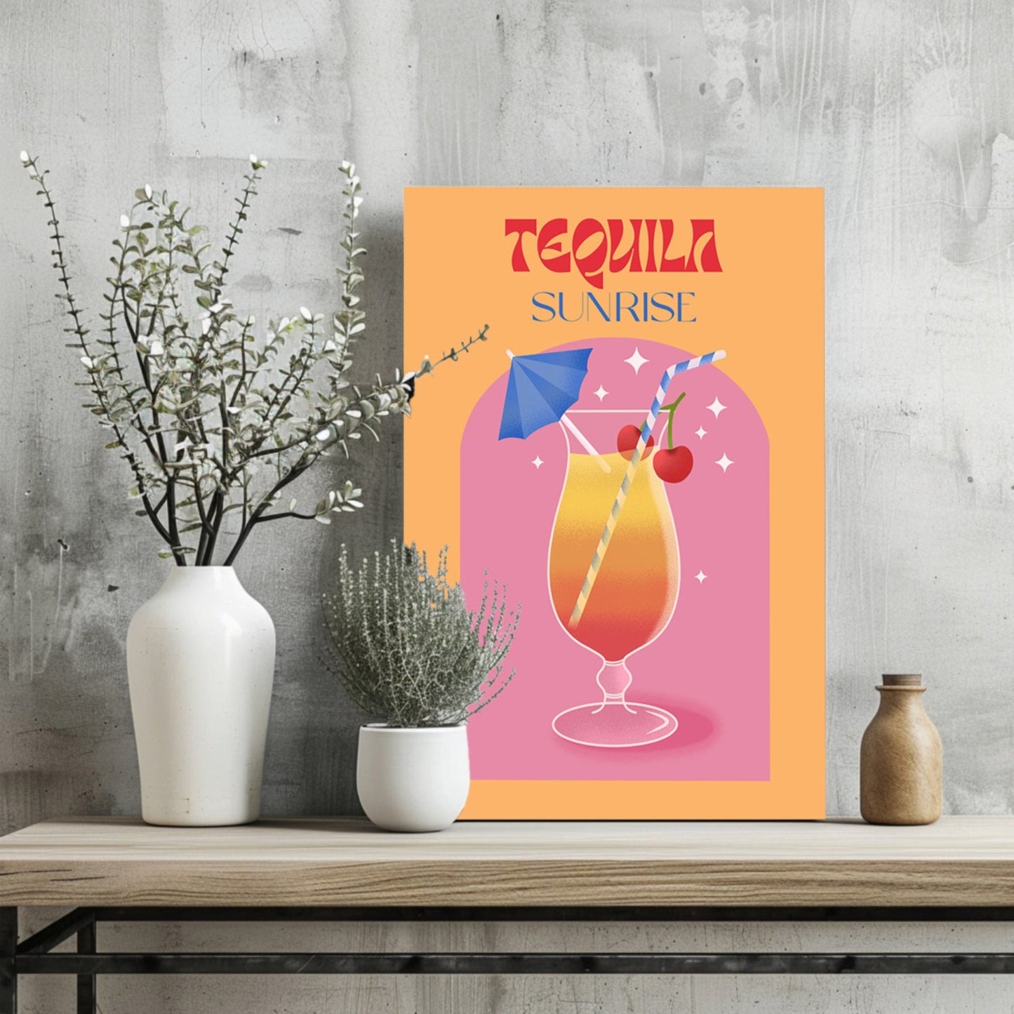 Tequila Metal Wall Art