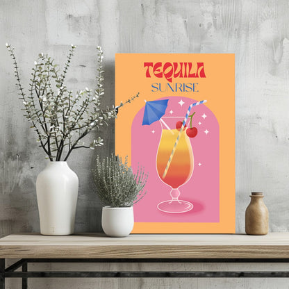 Tequila Metal Wall Art
