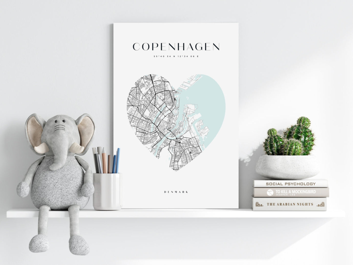 Copenhagen V1 Metal Wall Art