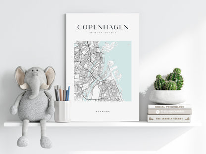 Copenhagen V3 Metal Wall Art