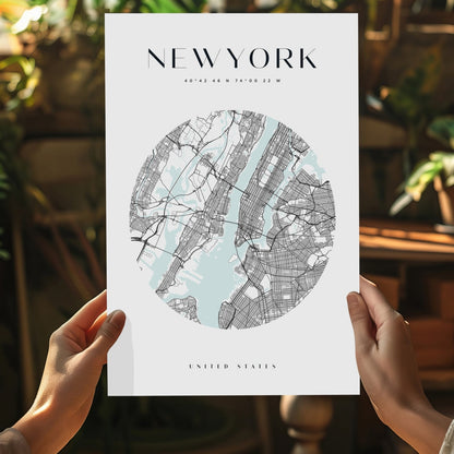 New York Cityscape Metal Wall Art