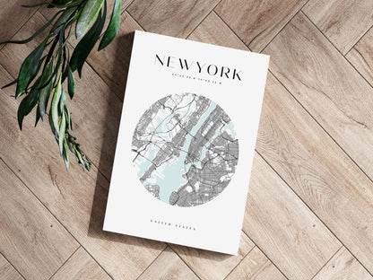 New York Cityscape Metal Wall Art