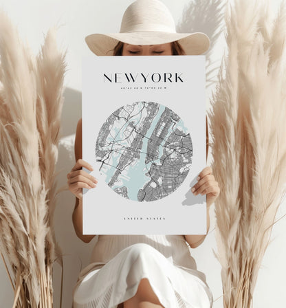 New York Cityscape Metal Wall Art