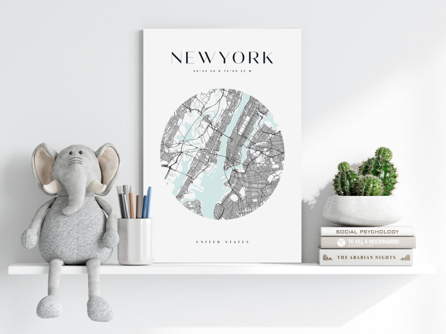 New York Cityscape Metal Wall Art