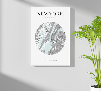 New York Cityscape Metal Wall Art