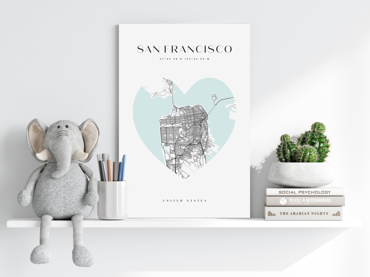 San Francisco V1 Metal Wall Art