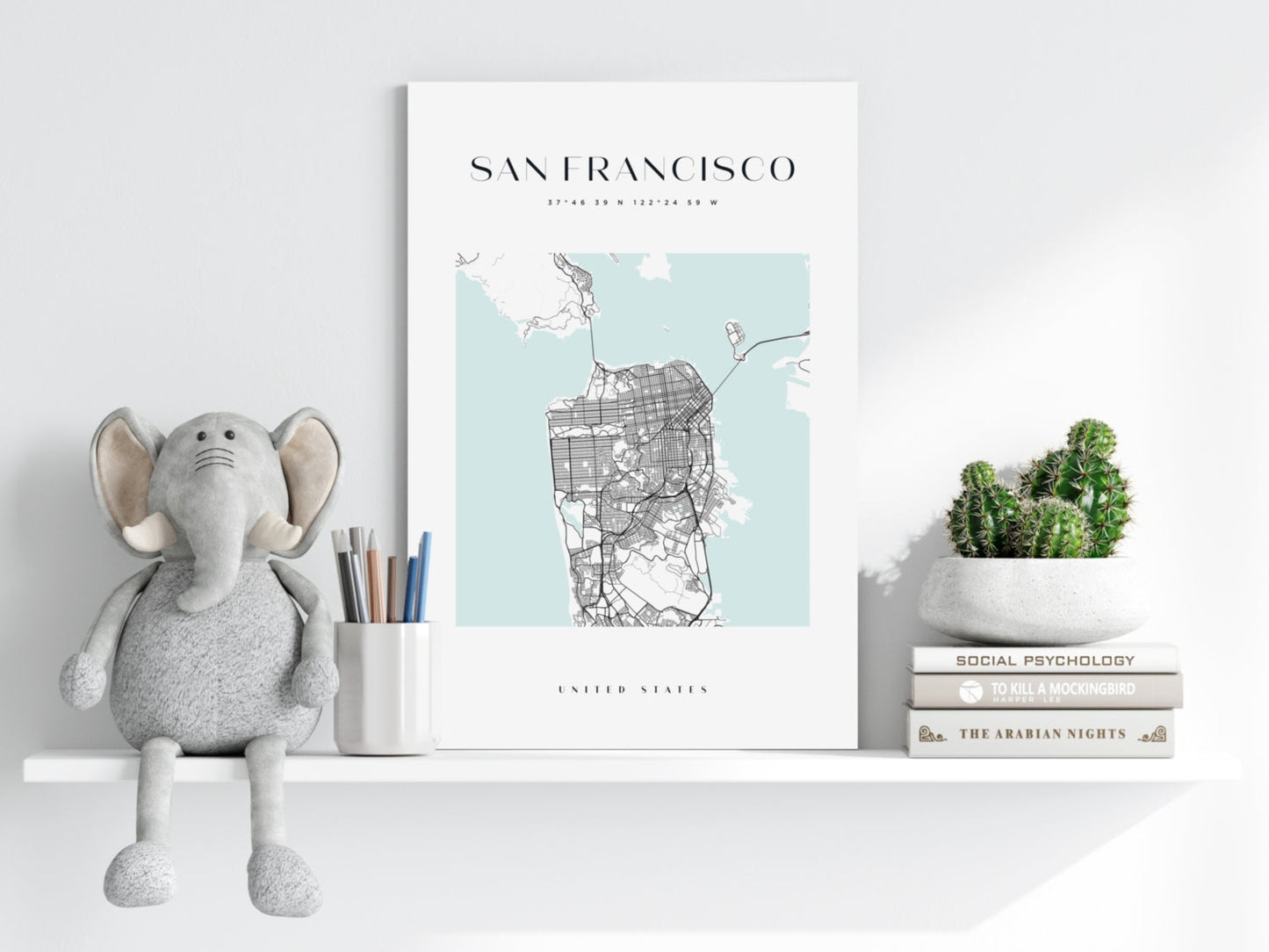 San Francisco V3 Metal Wall Art