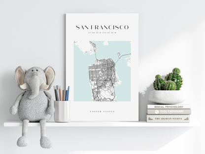 San Francisco V3 Metal Wall Art