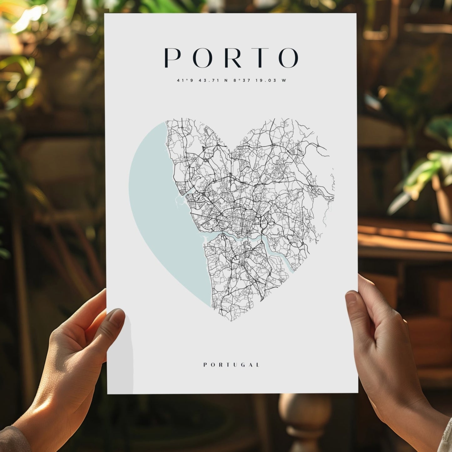 Porto V1 Metal Wall Art