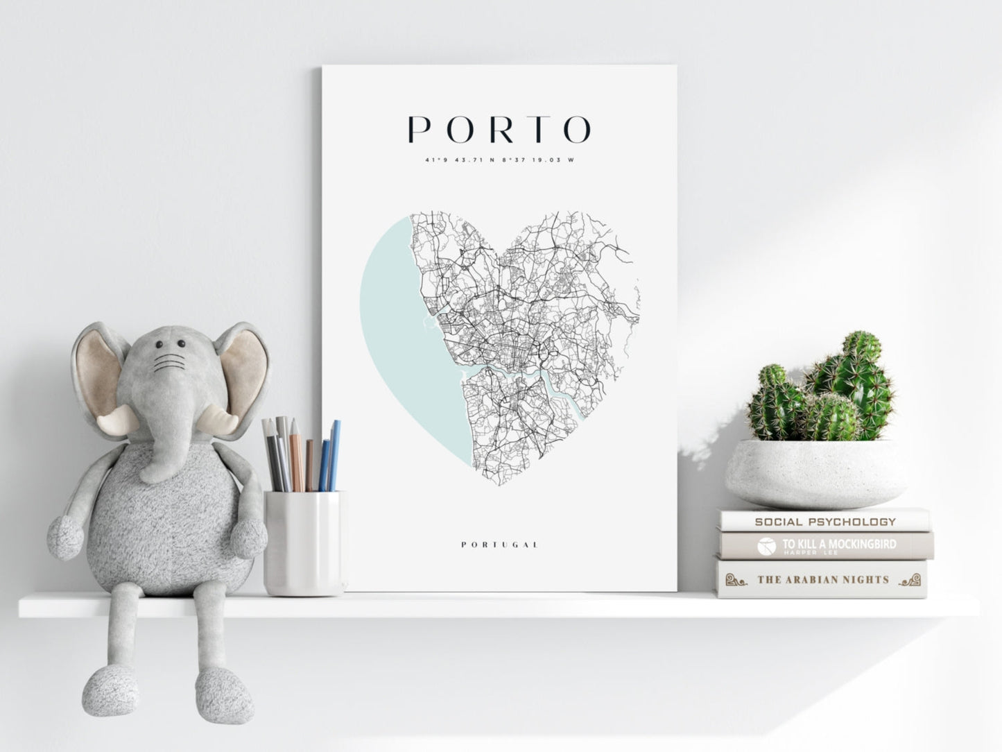 Porto V1 Metal Wall Art
