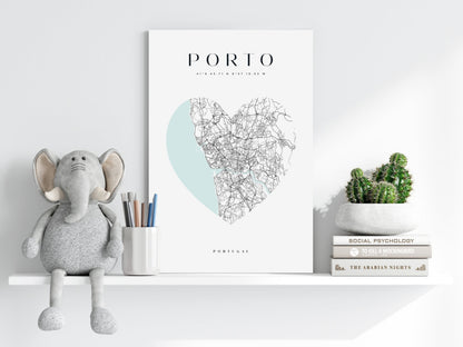 Porto V1 Metal Wall Art