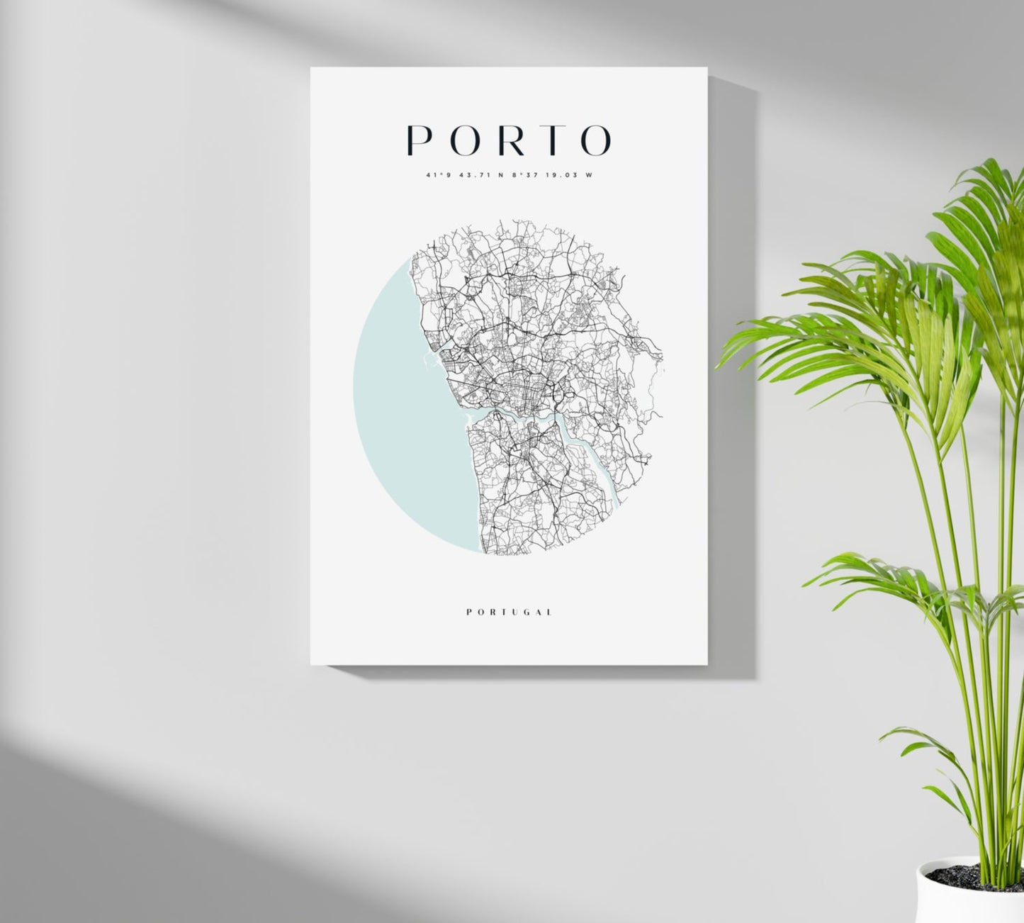 Porto Cityscape Metal Wall Art