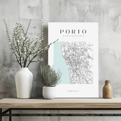 Porto V3 Metal Wall Art