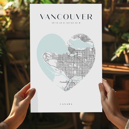 Vancouver V1 Metal Wall Art