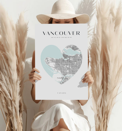Vancouver V1 Metal Wall Art