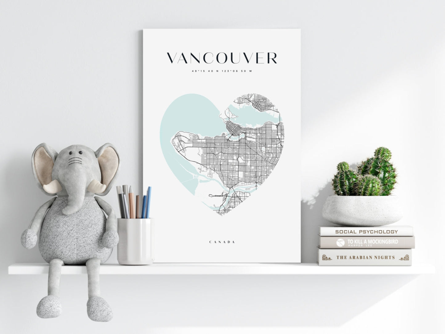 Vancouver V1 Metal Wall Art