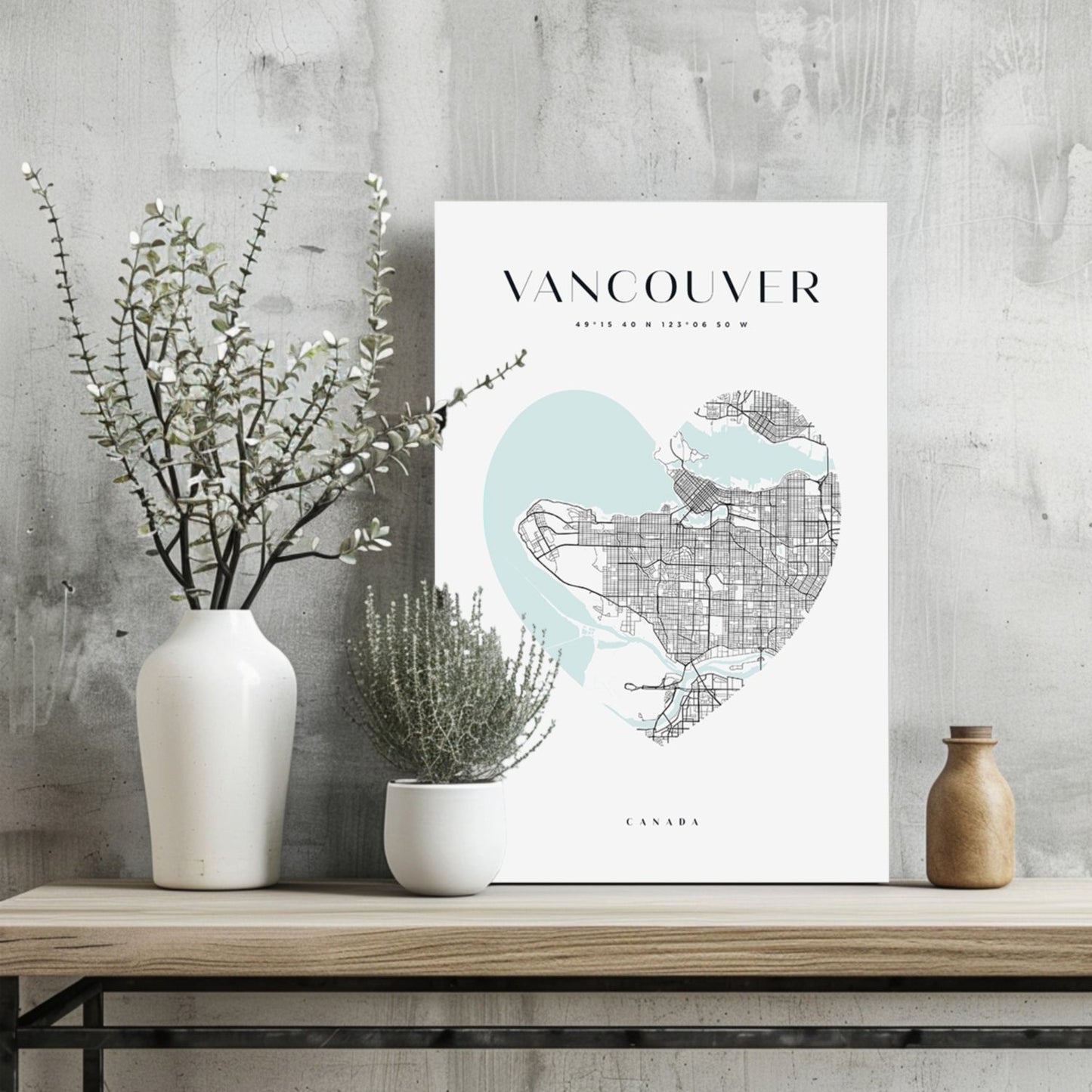 Vancouver V1 Metal Wall Art