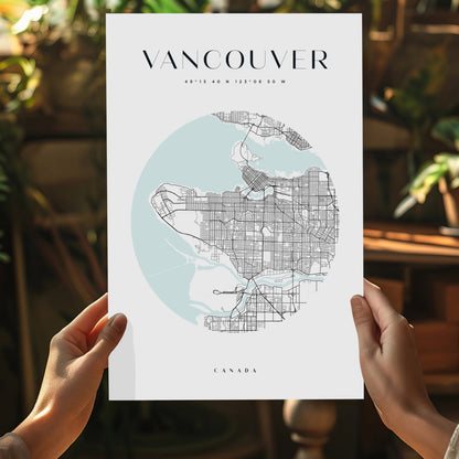 Vancouver V2 Metal Wall Art