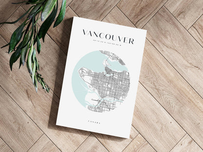 Vancouver V2 Metal Wall Art