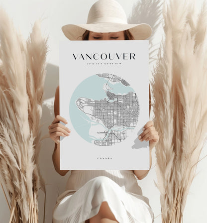 Vancouver V2 Metal Wall Art