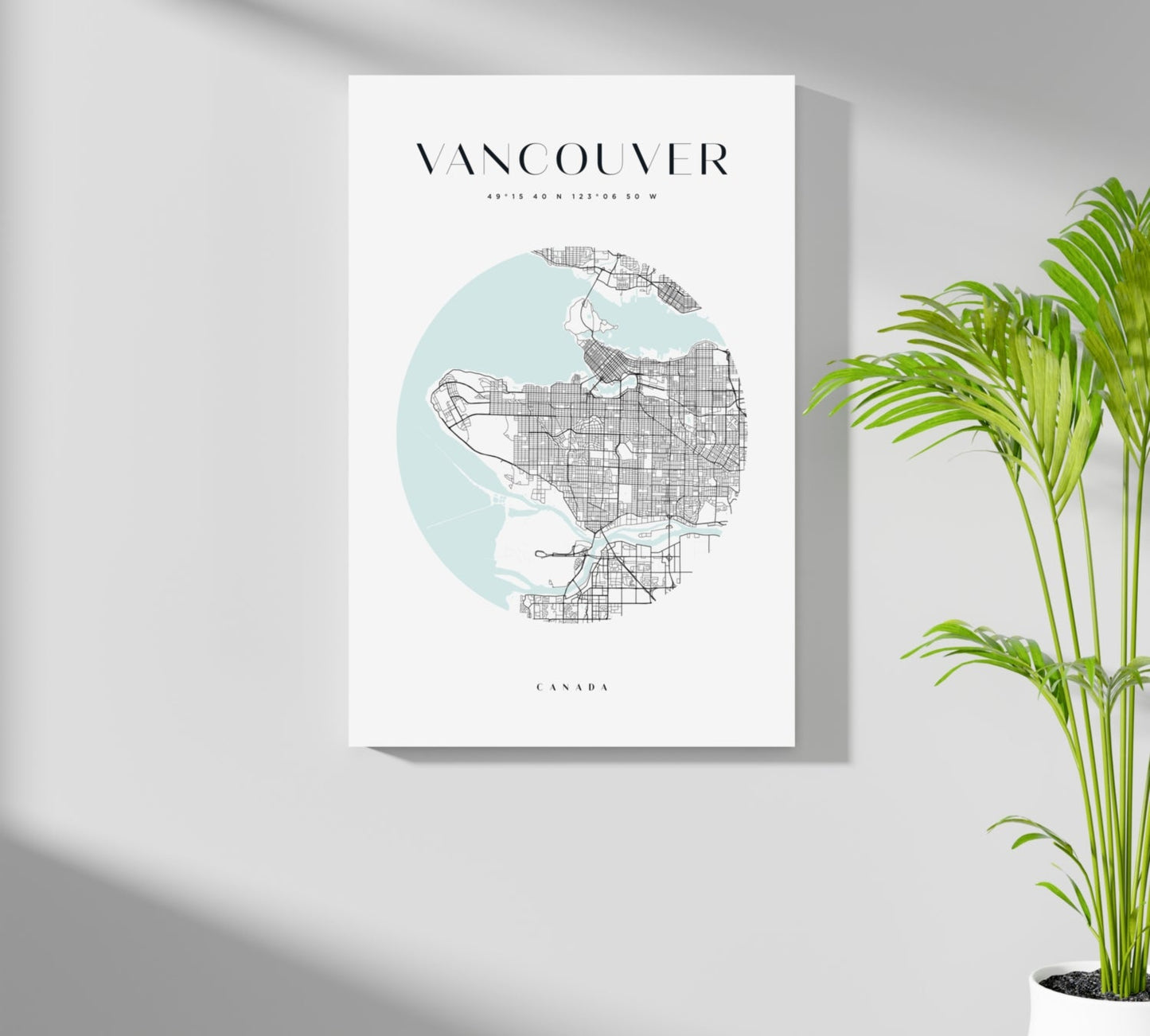 Vancouver V2 Metal Wall Art