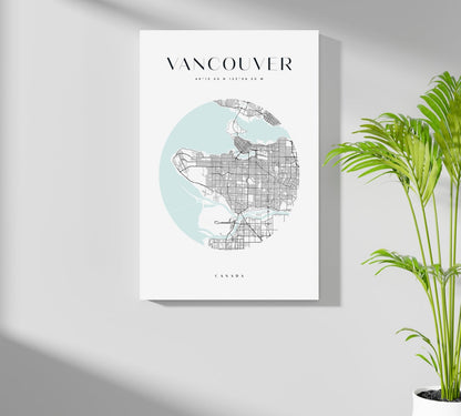 Vancouver V2 Metal Wall Art