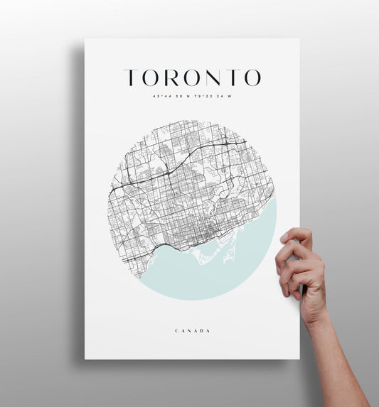 Toronto skyline aluminum metal wall art