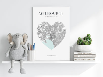 Melbourne V1 Metal Wall Art