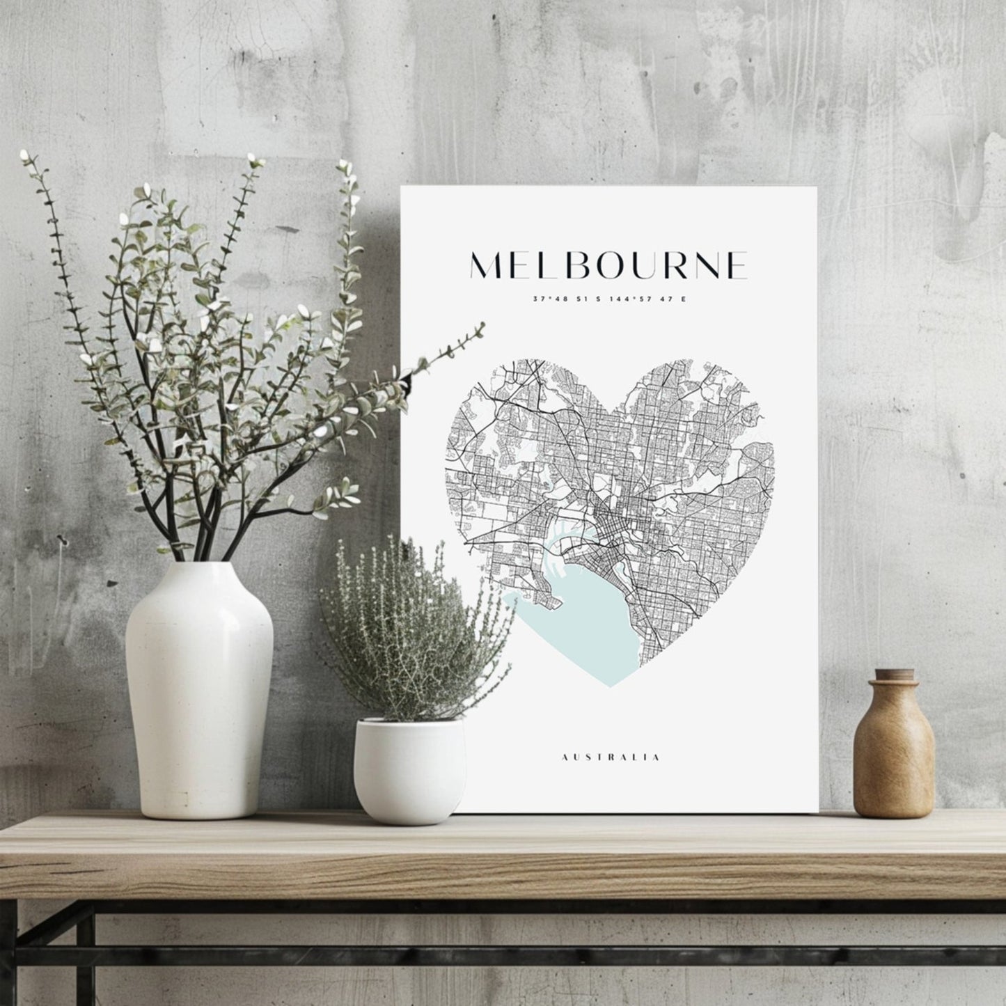 Melbourne V1 Metal Wall Art