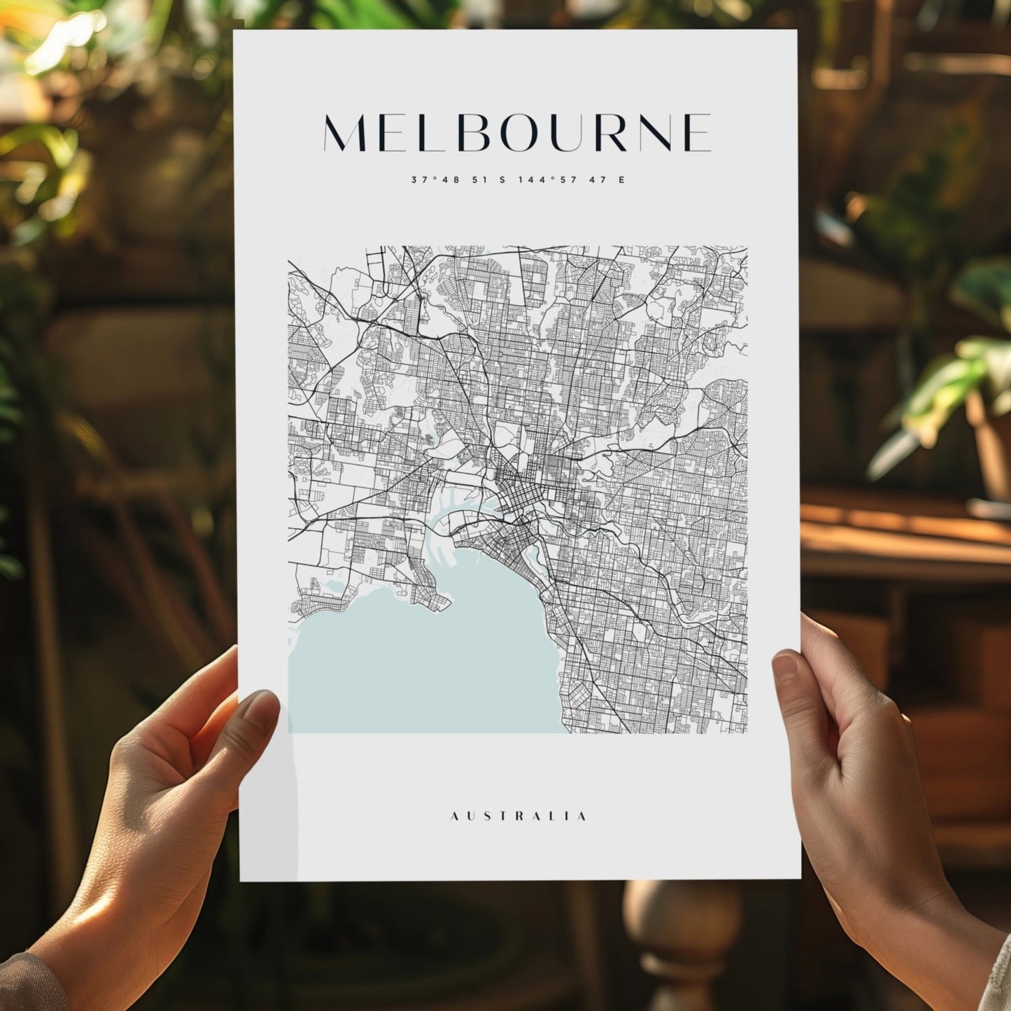 Melbourne V3 Metal Wall Art