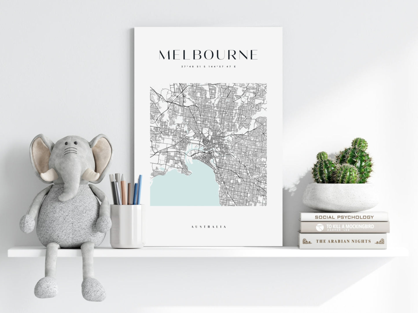 Melbourne V3 Metal Wall Art