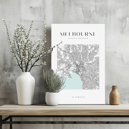 Melbourne V3 Metal Wall Art