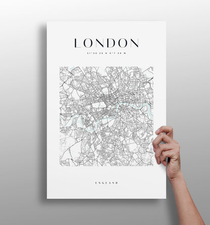 London skyline aluminum metal wall art