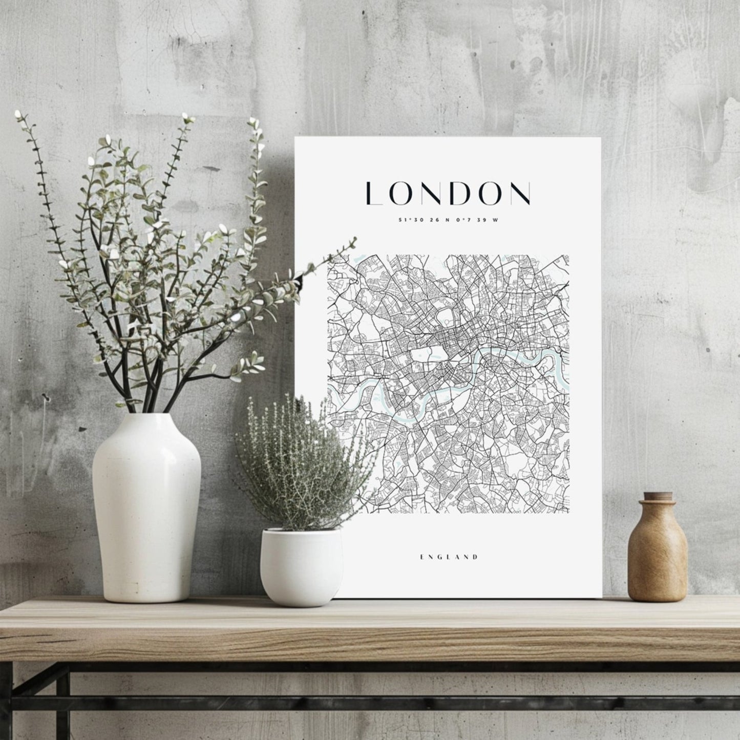 London V3 Metal Wall Art