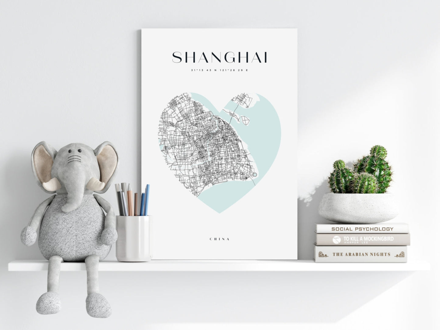 Shanghai Metal Wall Art
