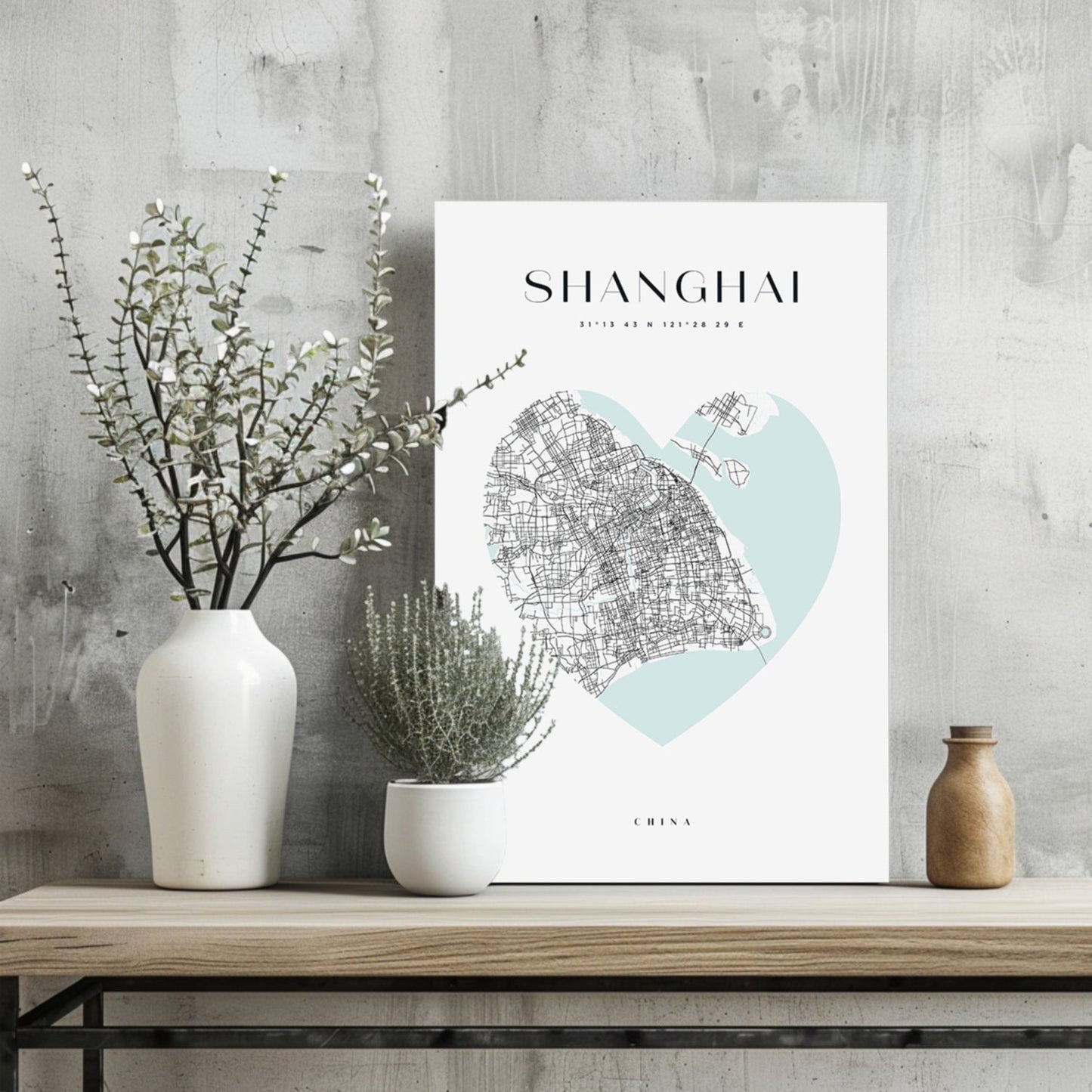 Shanghai Metal Wall Art