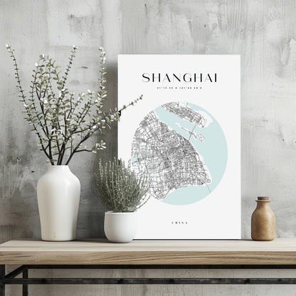 Shanghai V2 Metal Wall Art