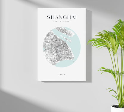 Shanghai V2 Metal Wall Art