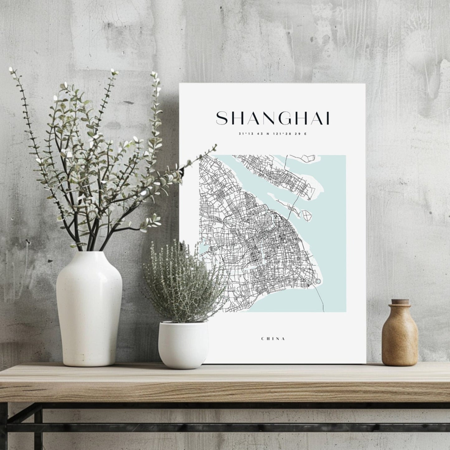 Shanghai Metal Wall Art