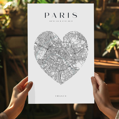 Paris V1 Metal Wall Art